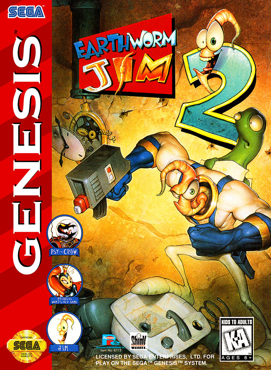 Earthworm Jim 2 - игра для sega